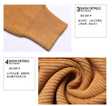 kanonger卡农儿 网购2013新品女装 高领中长款针织裙 女士毛衣ds812763选走秀网